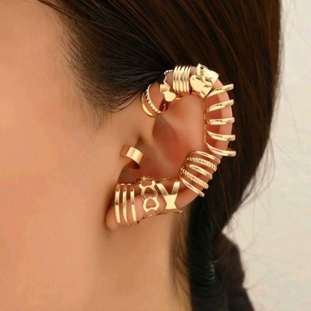 10pcs ear cuffs